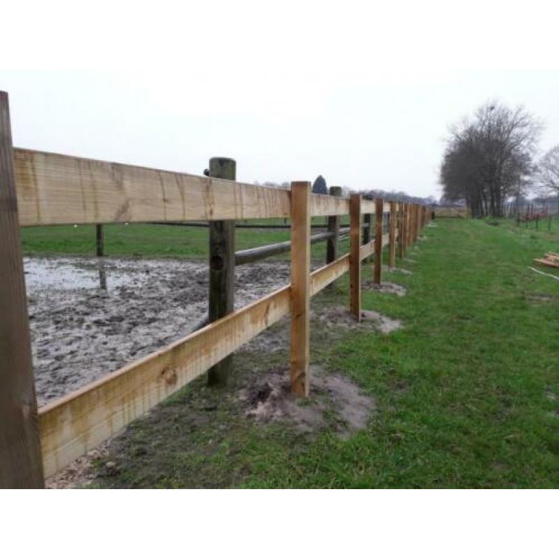 paarden hek 7,50 per strekkende meter