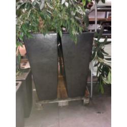 Stenen bloempot plantenbak