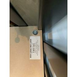 Babybox twf Lieke met lade in bruin/brons gespoten