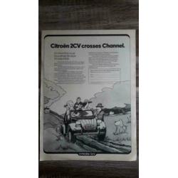 12 originele Citroen advertenties te koop aangeboden