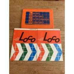 Loco maxi rekenen boek 4a en 4b klas 4 retro vintage