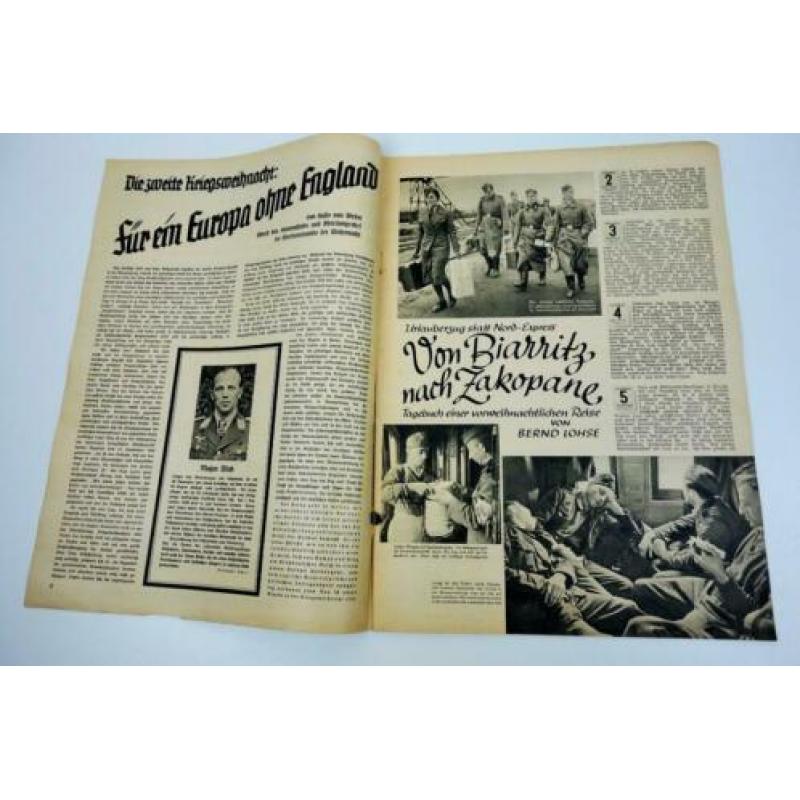 Duitse ww2 propaganda magazine in top staat