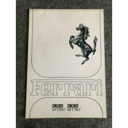 Brochure Ferrari 308 GTB en GTS