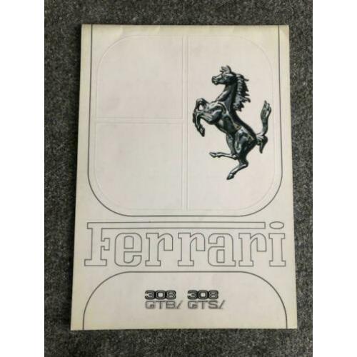 Brochure Ferrari 308 GTB en GTS
