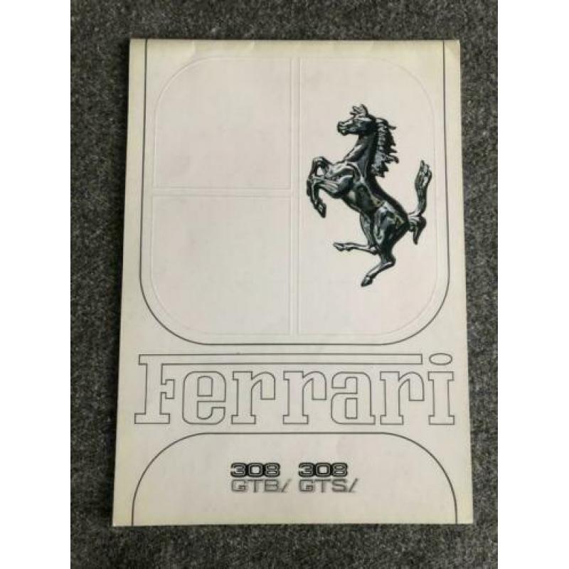 Brochure Ferrari 308 GTB en GTS