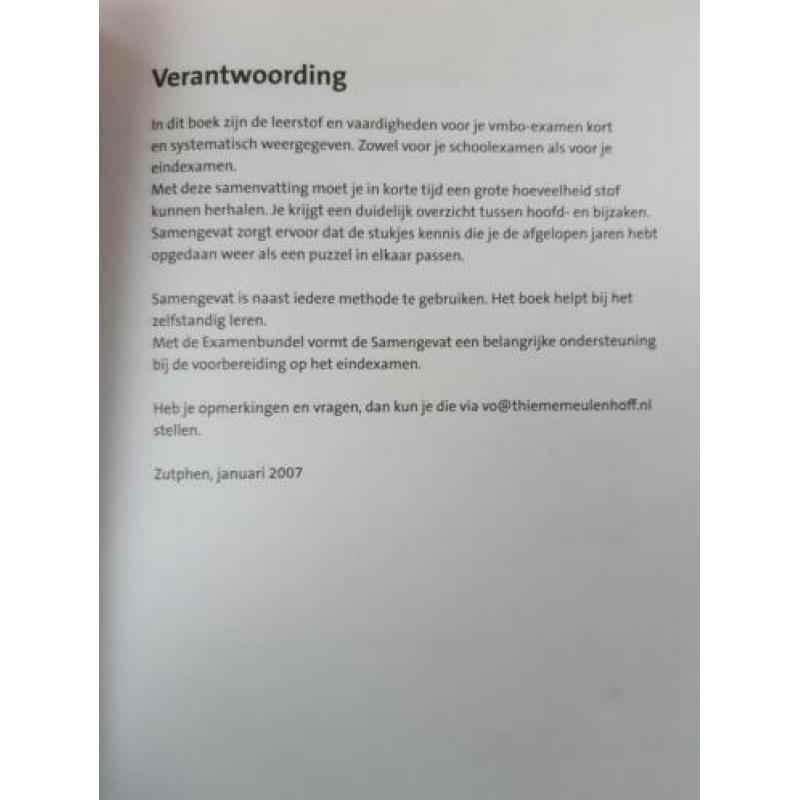 Samengevat Biologie VMBO