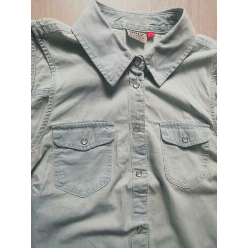 Spijker blouse Only maat 38