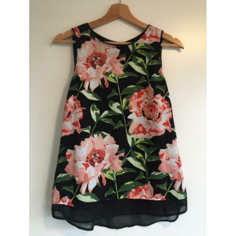 H&M Bloemen Top Blouse S
