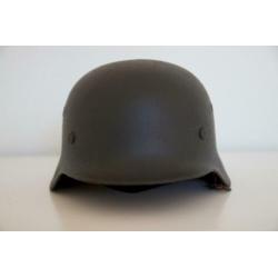 Originele Duitse M40 helm/Stahlhelm maat 64