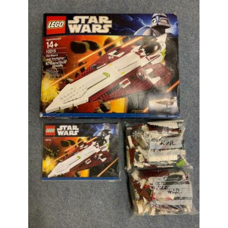 Lego UCS Star Wars 10227 B-Wing & 10215 Obi Wan Starfighter