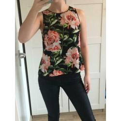 H&M Bloemen Top Blouse S