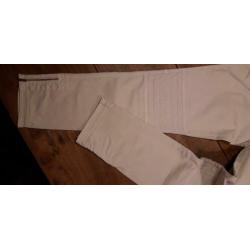 Sportieve, licht beige broek van River Woods