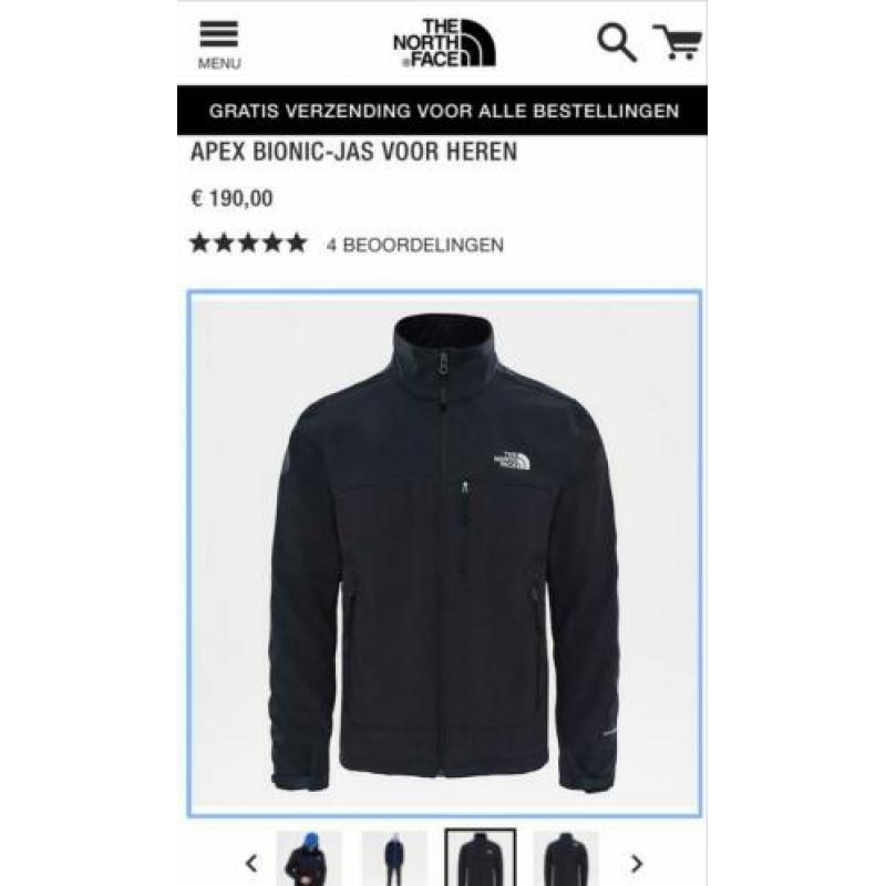 The North Face Apex Bionic jas Maat M