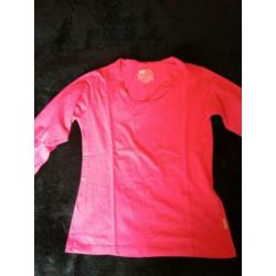 roze shirt van human nature maat L zgan
