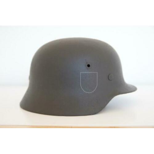 Originele Duitse M40 helm/Stahlhelm maat 64