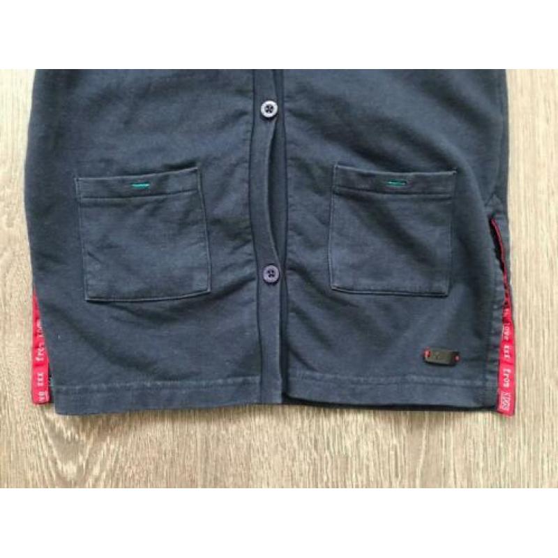 Meisjes vestje / vest donkerblauw Kiddo kidwear Mt 134/140
