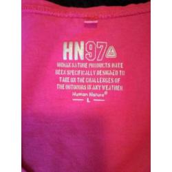 roze shirt van human nature maat L zgan