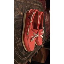 Sebago docksides rood mt 39,5