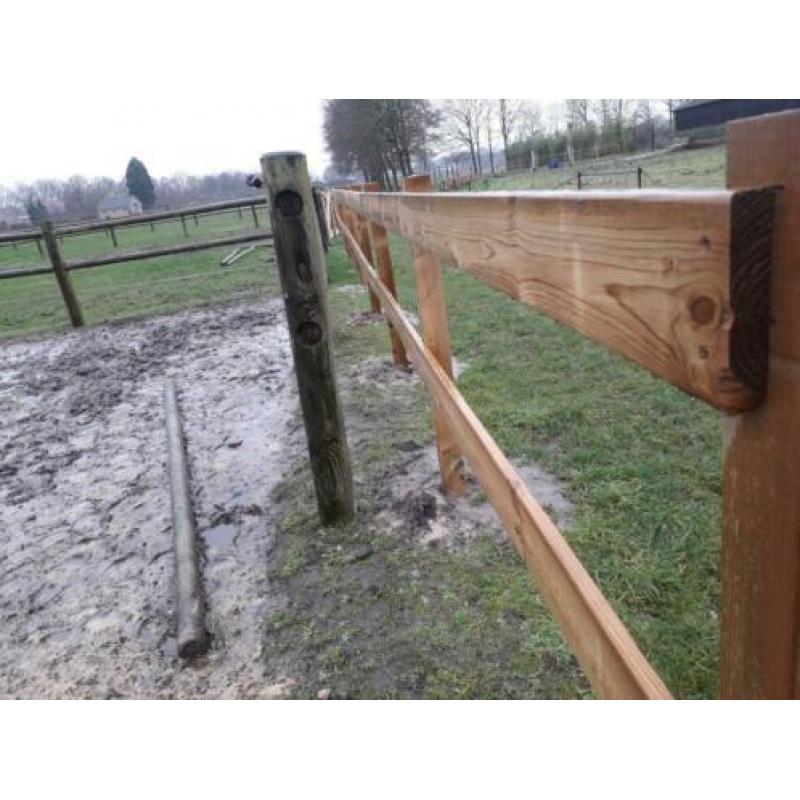 paarden hek 7,50 per strekkende meter