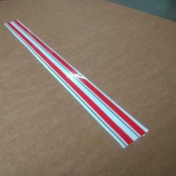 Yamaha decal / sticker lower unit / staart rood/zilver