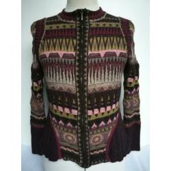 AldoMartins Aldo Martins knitted vest M 38 Roze Wol mix
