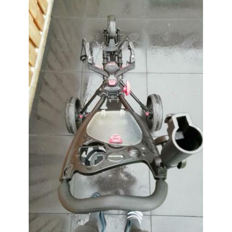 Black Owl golftrolley. Zeer goede staat. 3 wiel golfkar