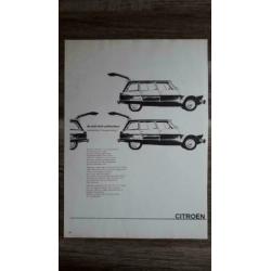 12 originele Citroen advertenties te koop aangeboden