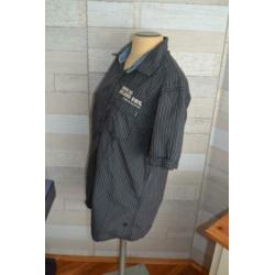 st oliver zomer overhemd met jeansstof in maat M - d03