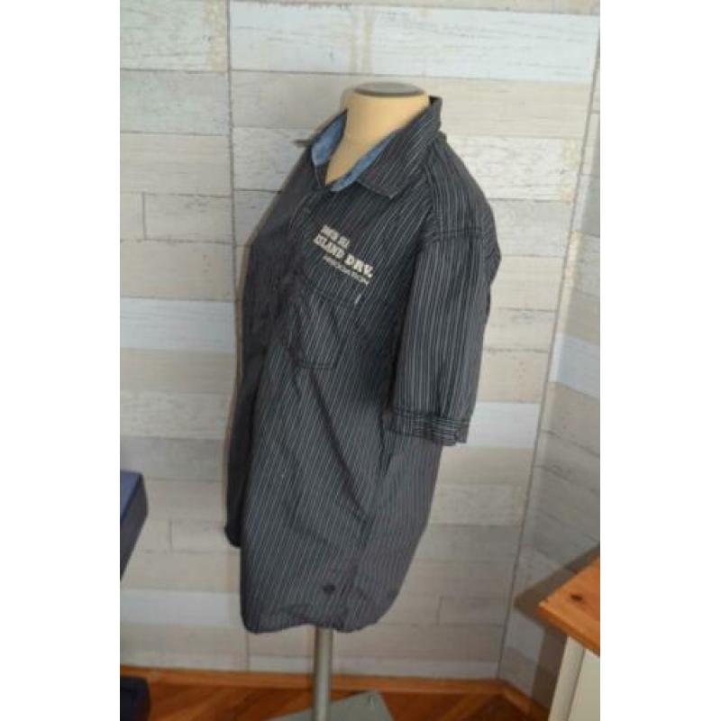 st oliver zomer overhemd met jeansstof in maat M - d03