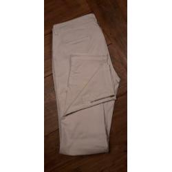 Sportieve, licht beige broek van River Woods