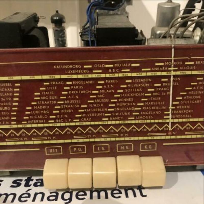 Vintage Philips bouwdozen AM 3 met originele beschrijving