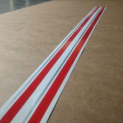 Yamaha decal / sticker lower unit / staart rood/zilver