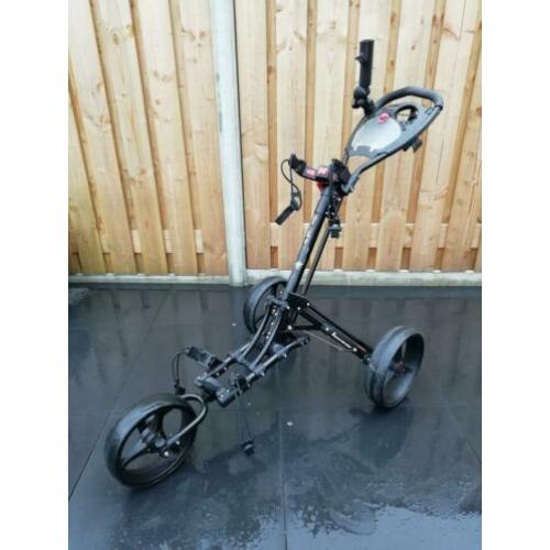 Black Owl golftrolley. Zeer goede staat. 3 wiel golfkar