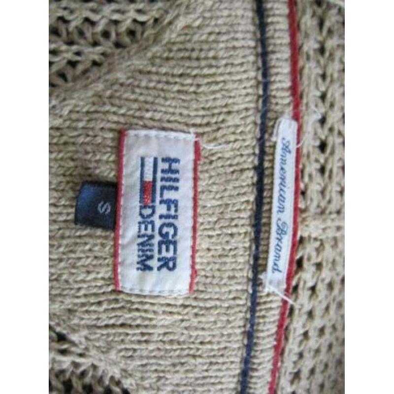 Tommy Hilfiger vest katoen met linnen maat S