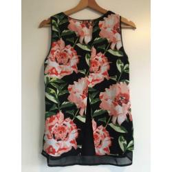 H&M Bloemen Top Blouse S