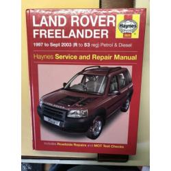 Landrover Freelander reparatie handboek haynes