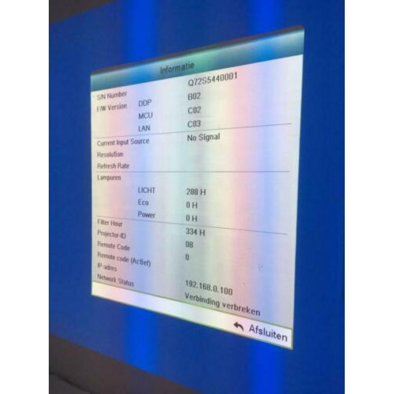 Optoma x 515 met reservelamp 6000lumen
