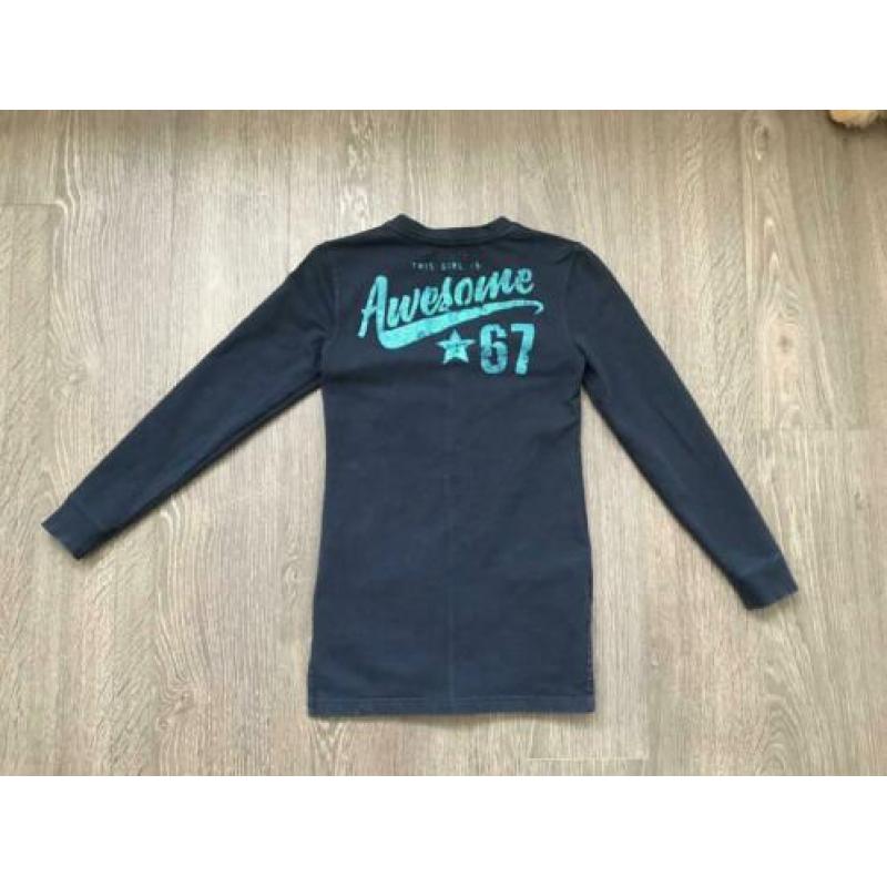 Meisjes vestje / vest donkerblauw Kiddo kidwear Mt 134/140