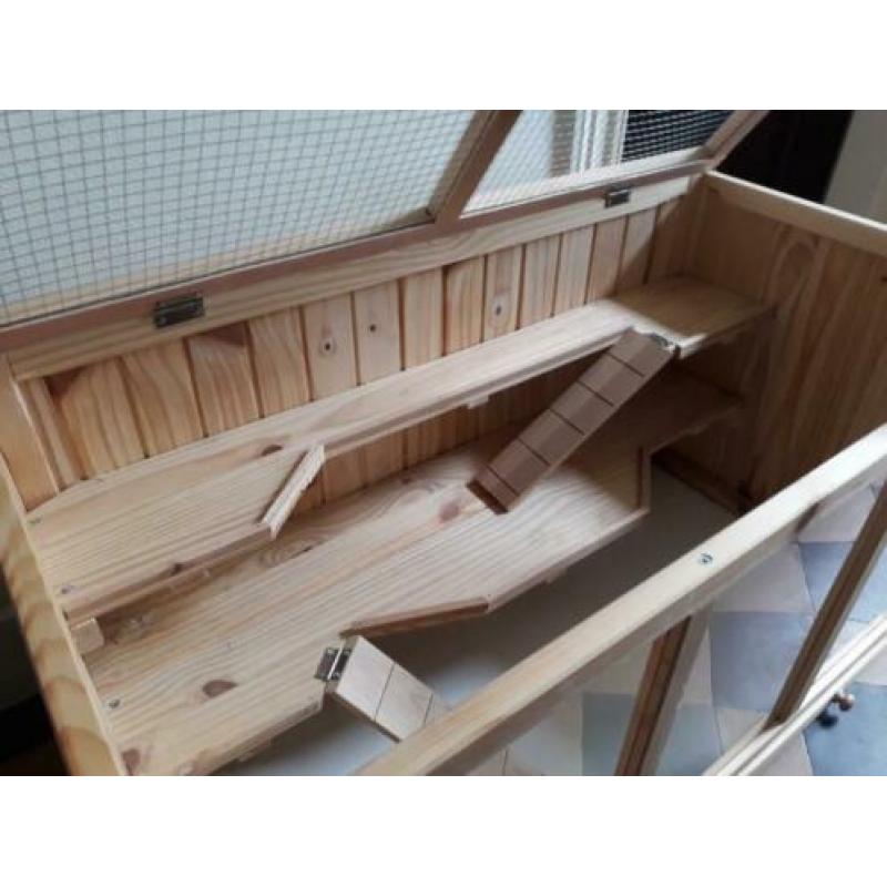 Hamsterkooi hout groot