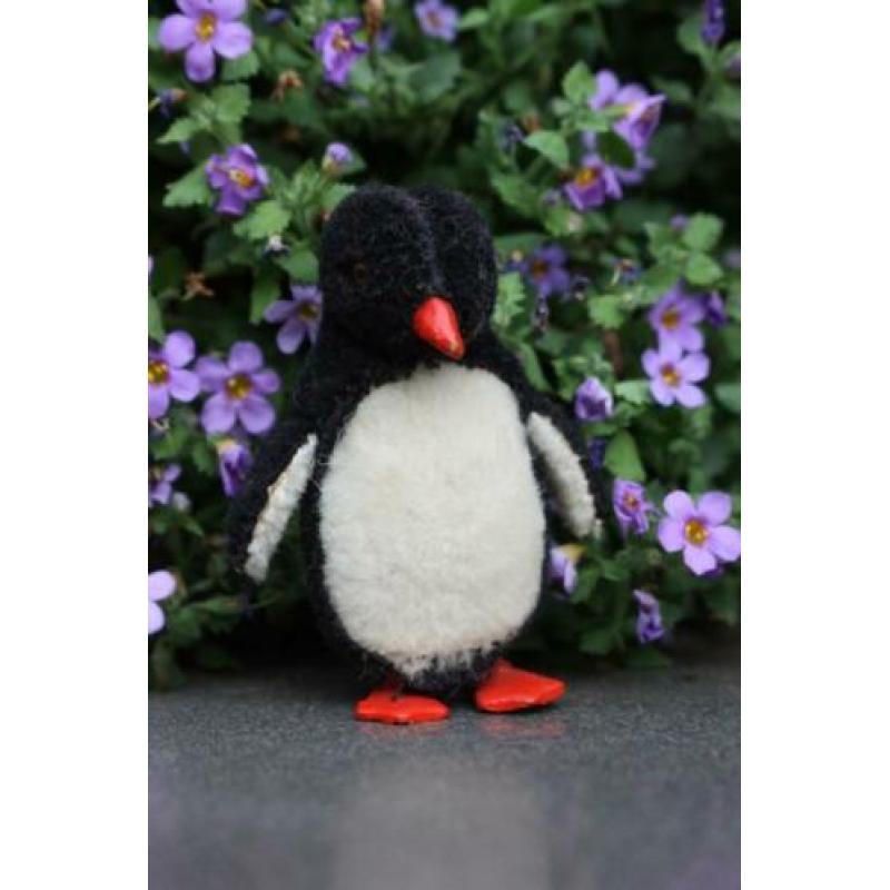 Zeer mooie Steiff miniatuur pinguin