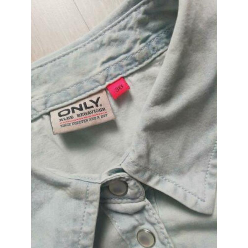 Spijker blouse Only maat 38