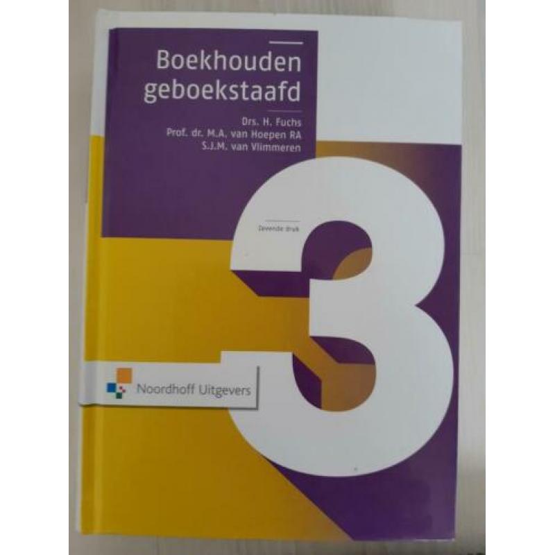 Boekhouden geboekstaafd 1 tot en met 3