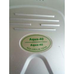 Aquarium Aqua-40 ZILVER kleur