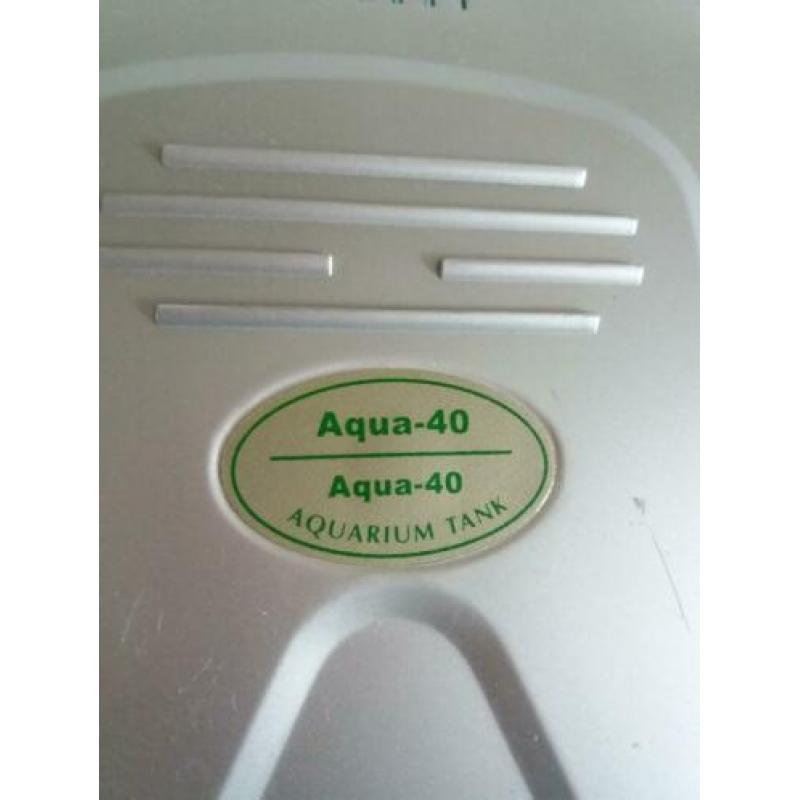 Aquarium Aqua-40 ZILVER kleur