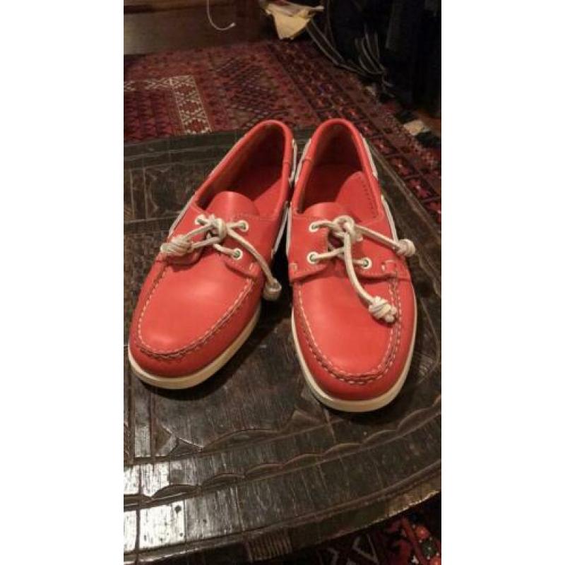 Sebago docksides rood mt 39,5