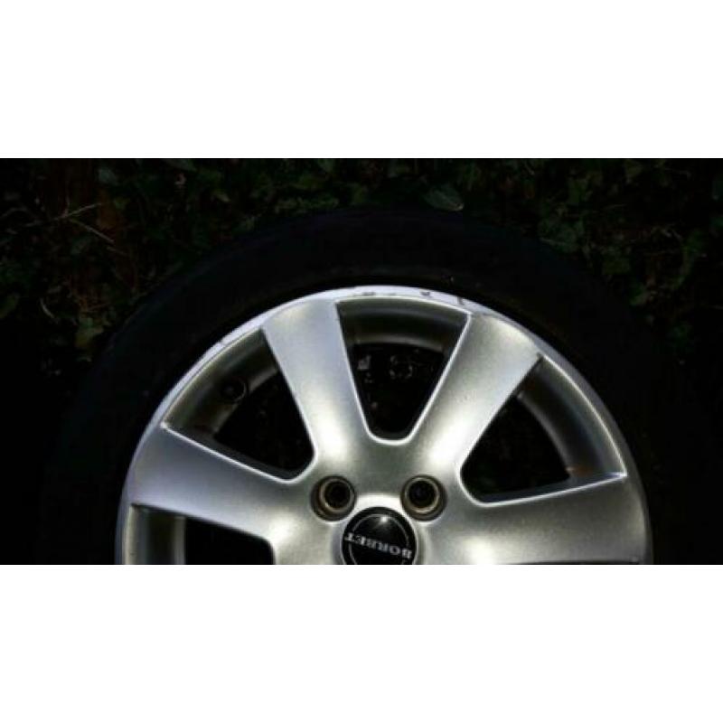 Borbet velgen 15 inch voor Opel, Suzuki, Hyundai met banden