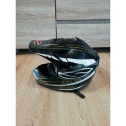Cross helm met motocross bril xl