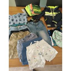 Pakket kleding jongen 86 92 met zomerjas Cars