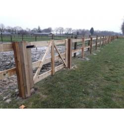 paarden hek 7,50 per strekkende meter