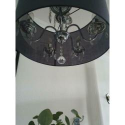 Landelijke stoere kroonluchter met kap